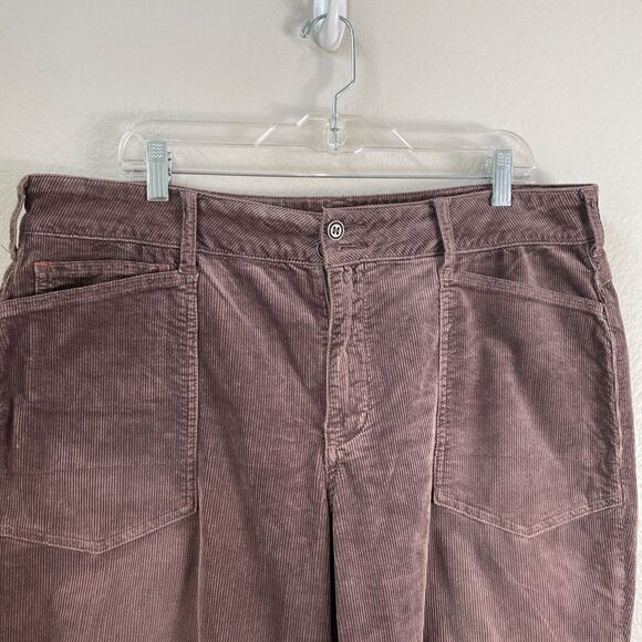 Pilcro Womens 34 Tall Brown Wanderer Corduroy Straight Leg Pants - Picture 2 of 10